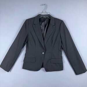 Express Blazer Coat Womens Size 10 Single Breasted Long Sleeves Gray